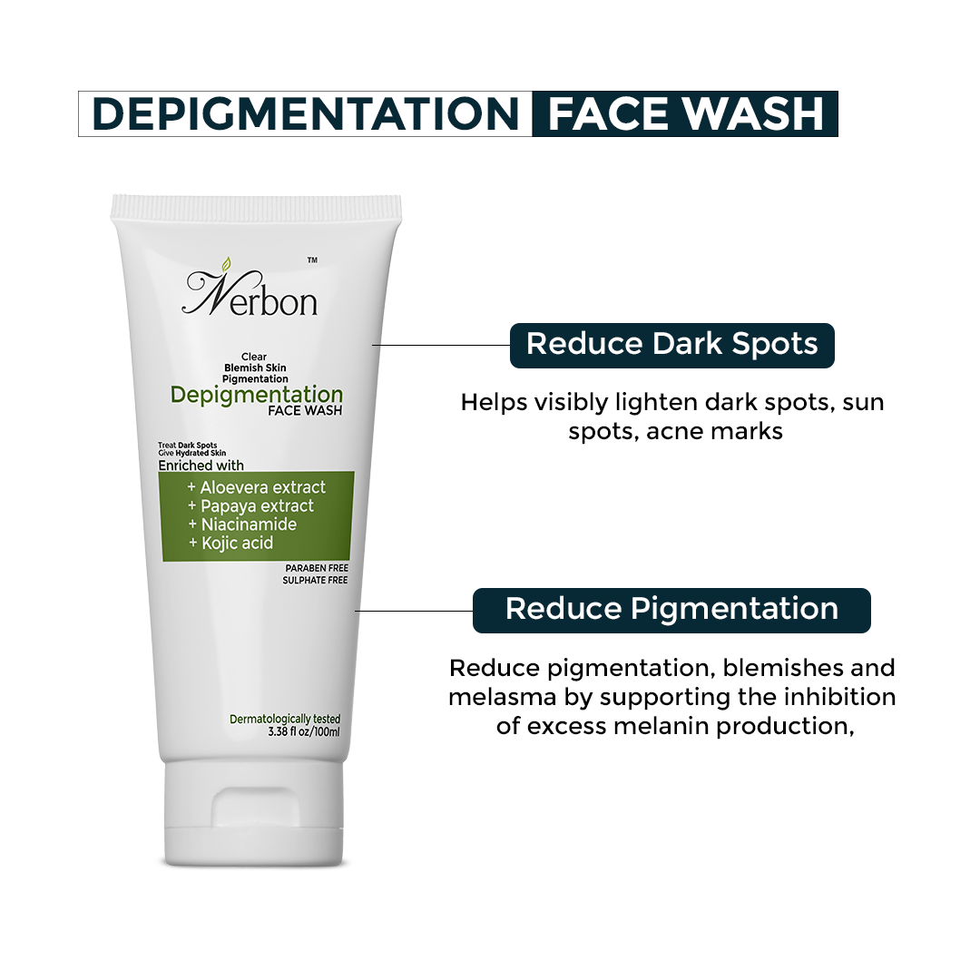 Nerbon Depigmentation Face Wash – Brightening Cleanser
