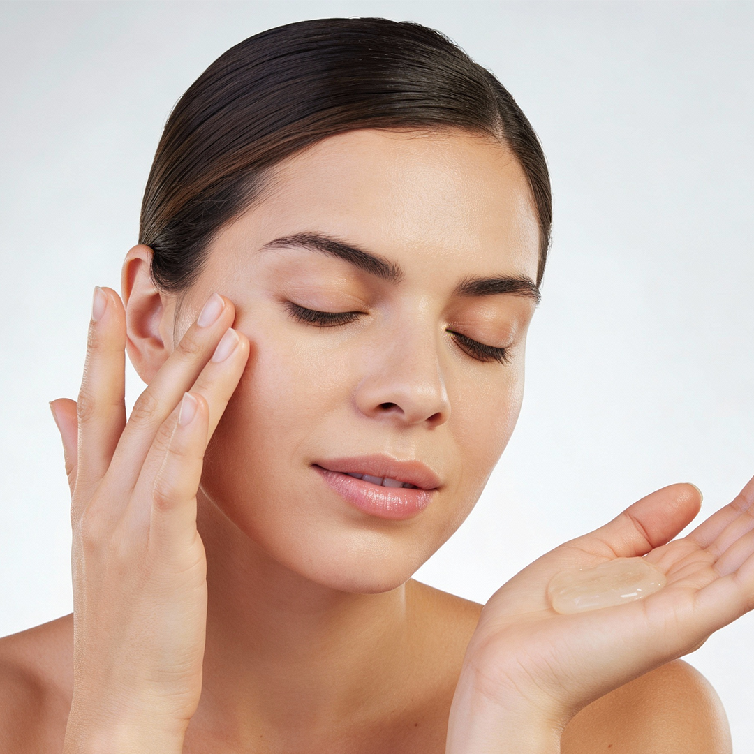 Take a generous amount of gel