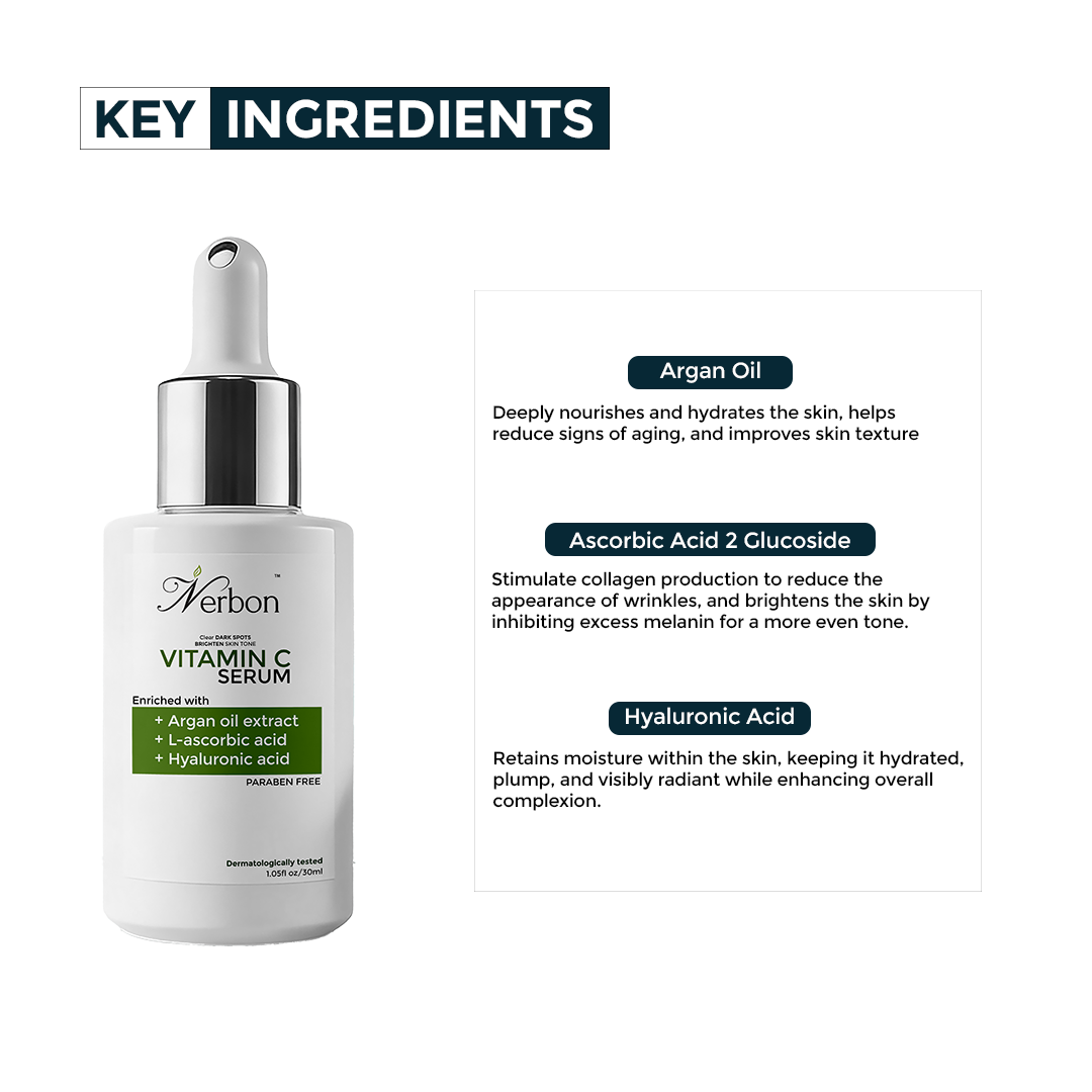 Nerbon Vitamin C Face Serum – Brightening & Glow Boost